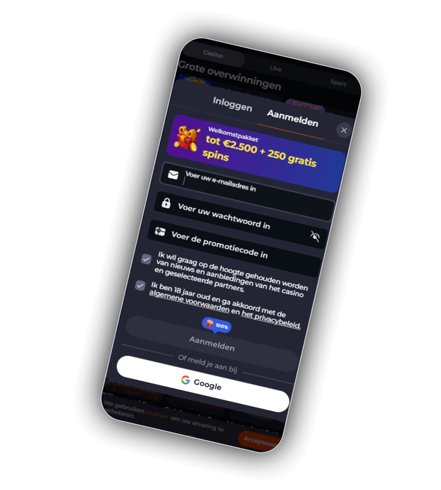 Registratie bij het casino BlizingWildz Casino NL